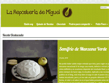 Tablet Screenshot of lareposteriademiguel.com
